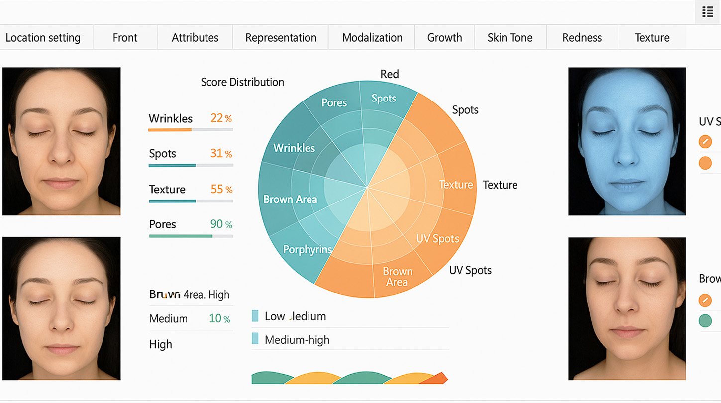피부진단 차트 이미지